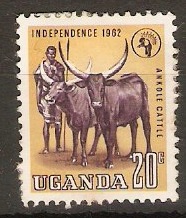 Uganda 1962 5c Independence series. SG99.
